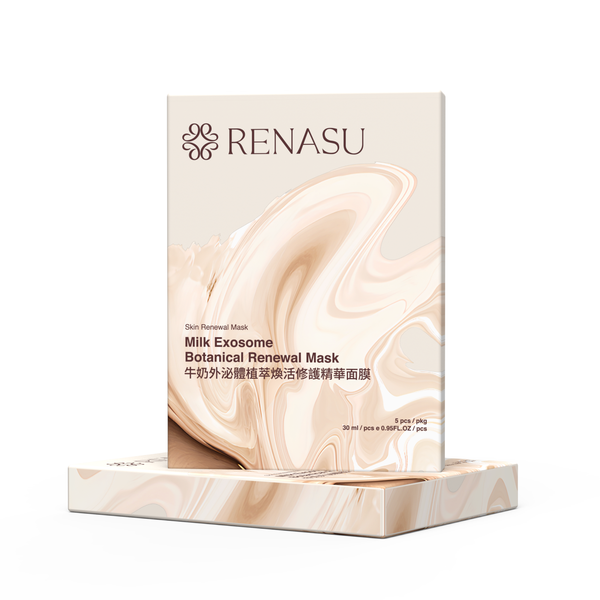 RENEW No.1 牛奶外泌體植萃煥活修護精華面膜 兩盒入