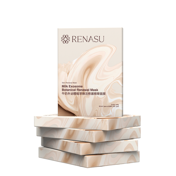 RENEW No.1 牛奶外泌體植萃煥活修護精華面膜 五盒入