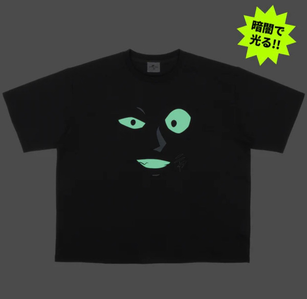 日本環球影城｜名偵探柯南  黑衣人夜光短袖T恤