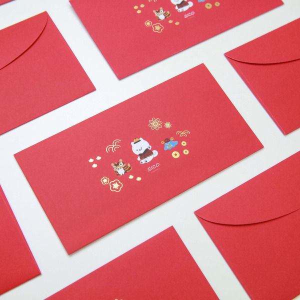 雷哥 燙金紅包袋 - 5入