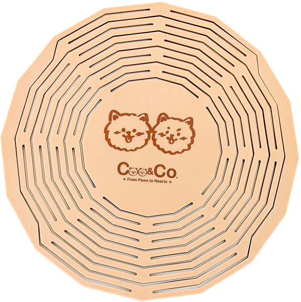 Coo&Co. 聯名限量款 變變兩用矽膠網狀杯墊袋