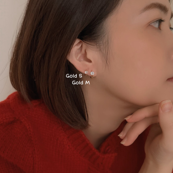 陪伴妳的日常｜Take Me 全純銀耳環