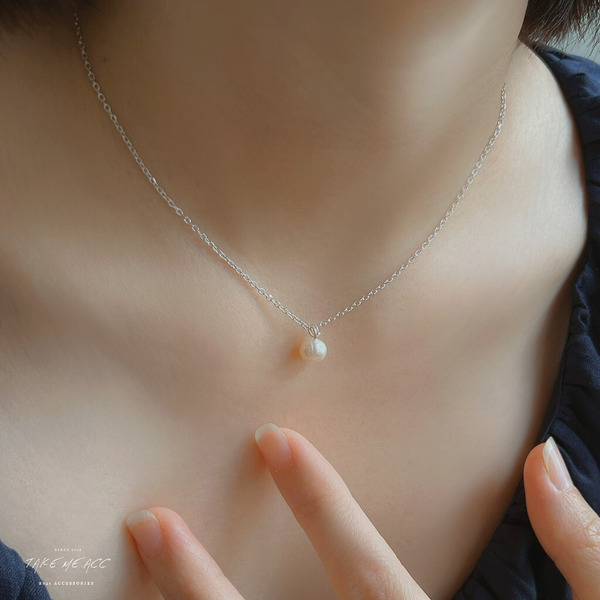 花蕊珍珠｜純銀項鍊