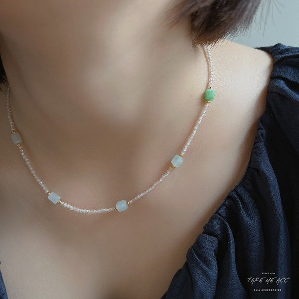 綠光河畔｜純銀項鍊