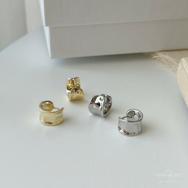 明日輪廓｜純銀針耳環