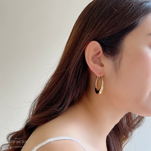 時光擺盪｜純銀針耳環