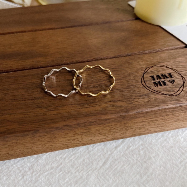 小小波浪｜純銀戒指