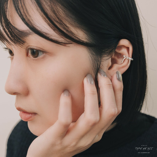 純銀蝴蝶結耳骨夾｜全純銀耳骨夾(單支售)