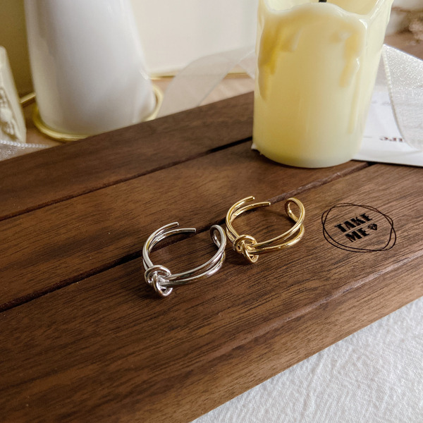 打個結 │ 純銀戒指