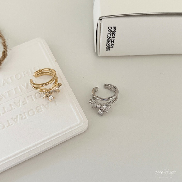 蝴蝶結耳骨夾｜耳骨夾(單支售)