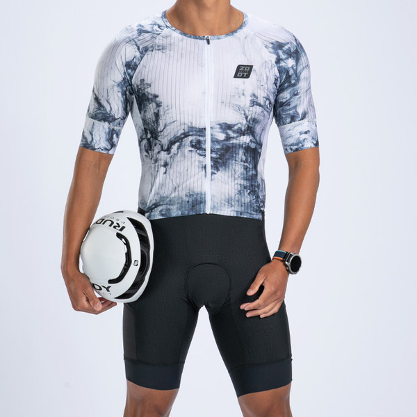 ELITE 3.0 頂級菁英系列 - AERO全開連身三鐵衣 - 雲霧白 (男)