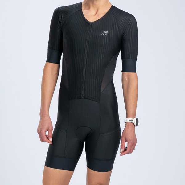 ELITE 3.0 頂級菁英系列 - AERO全開連身三鐵衣 - 曜影黑 (女)