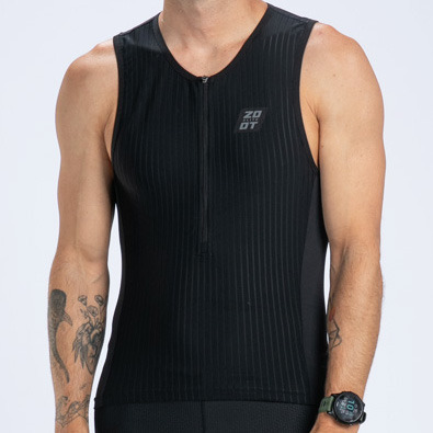 ELITE 3.0 頂級菁英系列 - 無袖鐵人上衣 - 曜影黑 (男)