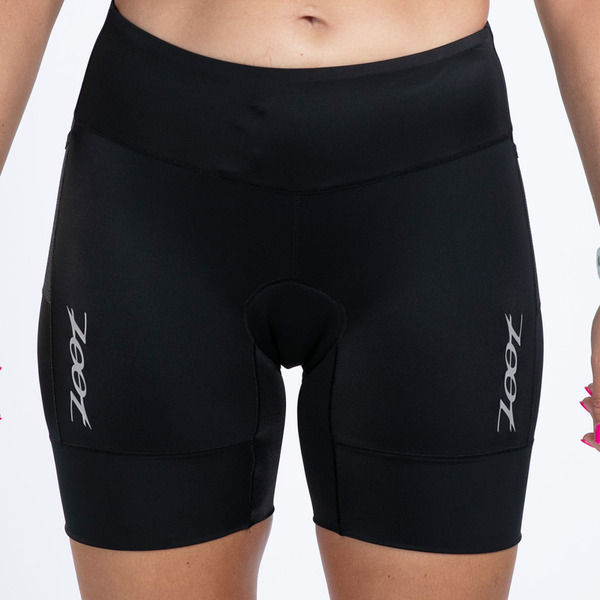 CORE 新核心 - 6吋 TMF 三鐵褲 - 黑銀 (女)