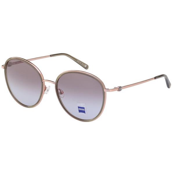 JC WU 墨鏡 太陽眼鏡(灰配玫瑰金色)JC6004-2