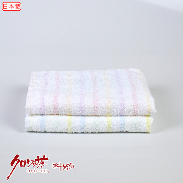 【科羅沙】日本吸水薄柔紋毛巾 34x86公分 2色可選