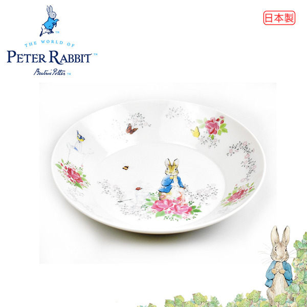比得兔玫瑰語餐盤-比得兔