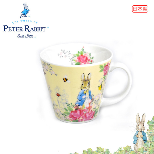 比得兔玫瑰語馬克杯-比得兔