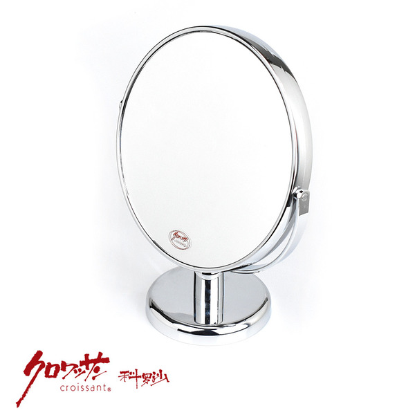 【科羅沙】M123-8雙面5倍圓鏡 銀