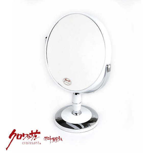 【科羅沙】M357-7雙面3倍圓鏡7吋 白色