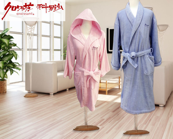 【科羅沙】Croissant 素色MARK浴袍 S號