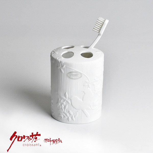 【科羅沙】浮雕花鳥牙刷架 (單入)