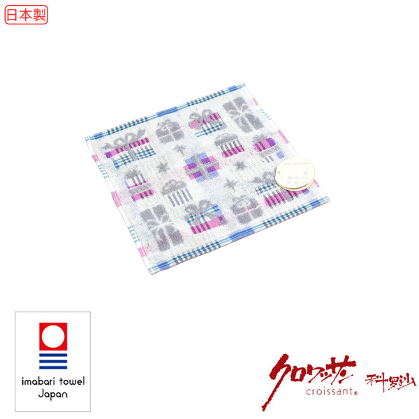 日本今治無撚禮物手帕 24x24公分 白色