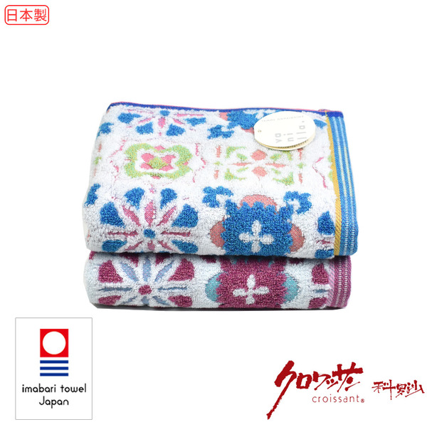 日本今治無撚花磚毛巾 33x75公分 2色可選