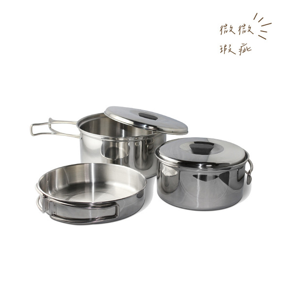 福利品特賣｜culina露營鍋具三件組