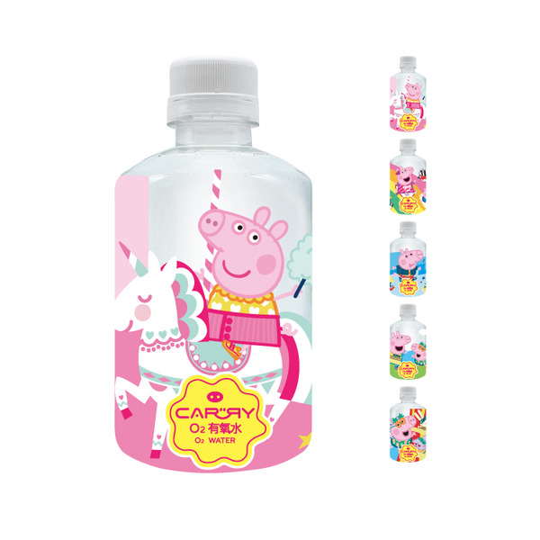 品名：CARRY O2有氧水 粉紅豬小妹【箱購】