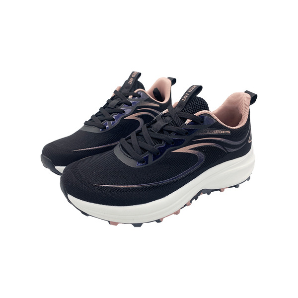 【RED ANT 紅螞蟻】女 凹豆戶外抓地減壓運動鞋(黑) 耐磨/排汗