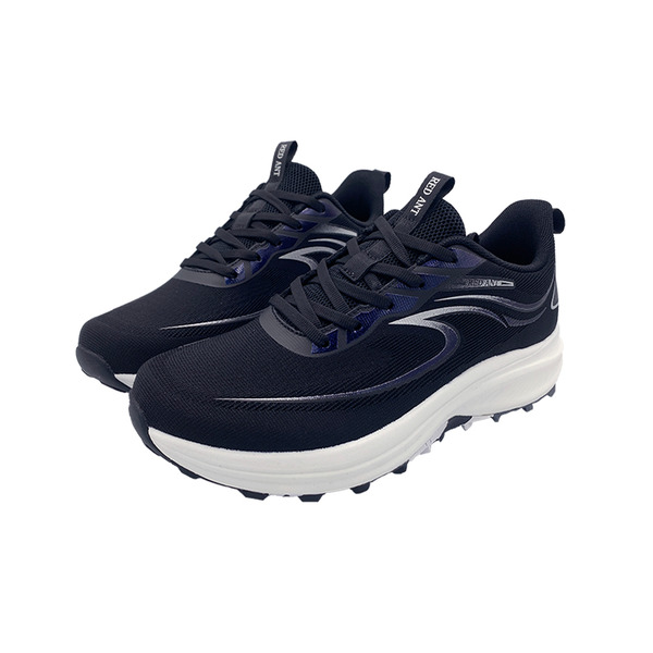 【RED ANT 紅螞蟻】男 凹豆戶外抓地減壓運動鞋(黑) 耐磨/排汗