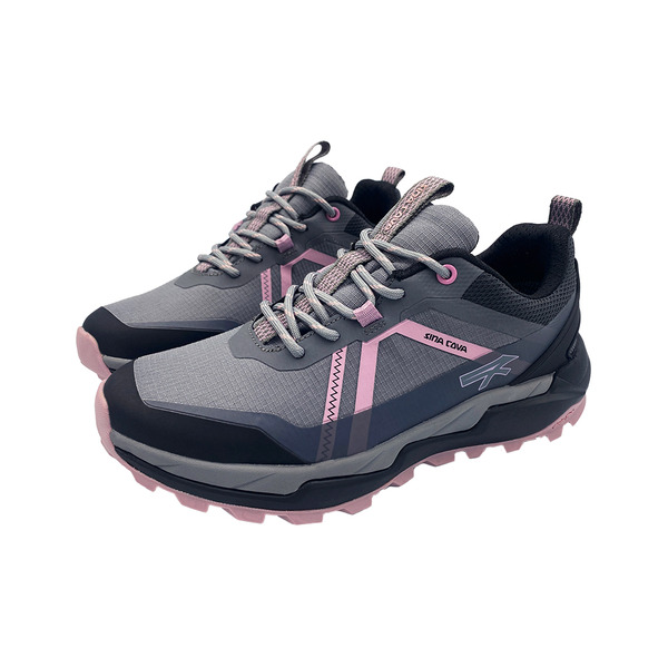 【SINA COVA 老船長】女 奔馳動態防水減壓運動鞋(灰) 防水/抓地