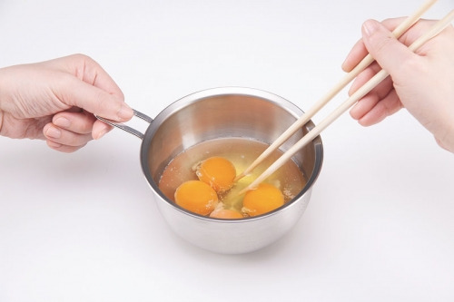 燕三条 新越金網 Three Snow 18-8不鏽鋼 調理盆(附柄) 13cm