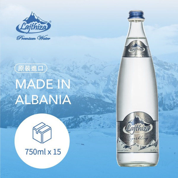 【雷西薩Lajthiza】 氣泡天然礦泉水 750ml *15瓶