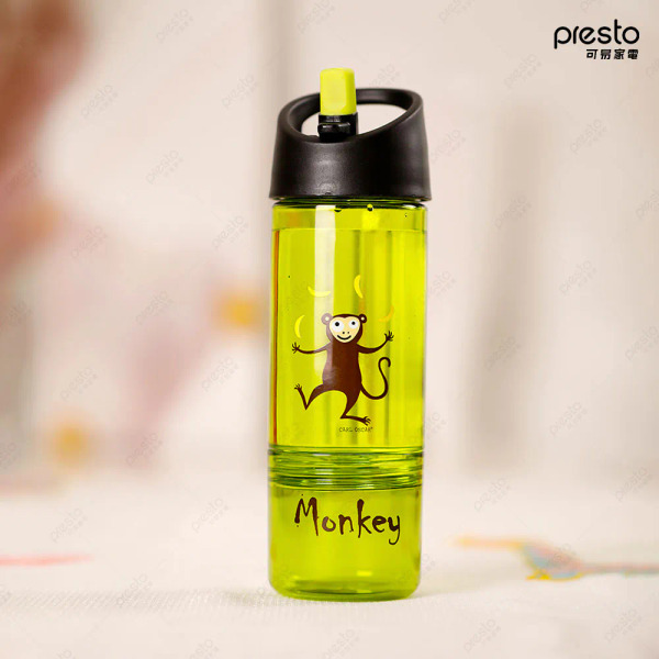 瑞典Carl Oscar 兒童可拆式分層水壺0.3+0.15L (灰/綠/紫) WUZ屋子