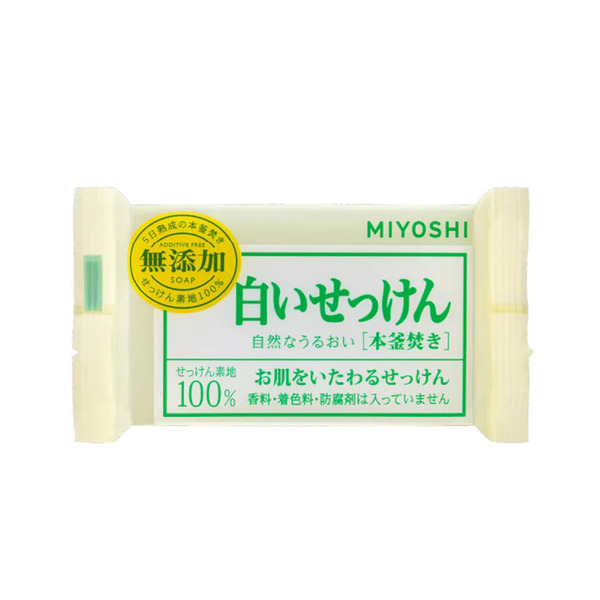MIYOSHI石鹼 無添加白香皂108g
