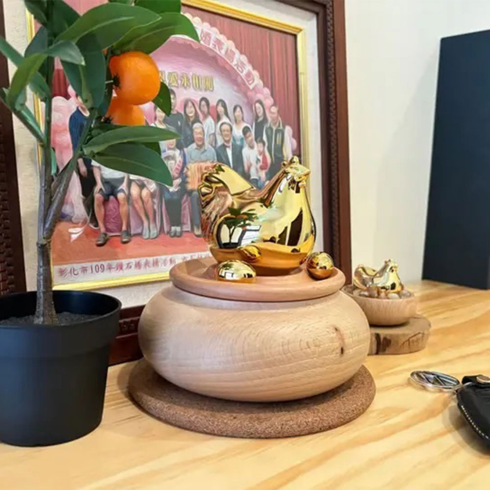 超值組合｜無敵發財雞-金雞母+聚寶盆-招財金WUZ屋子