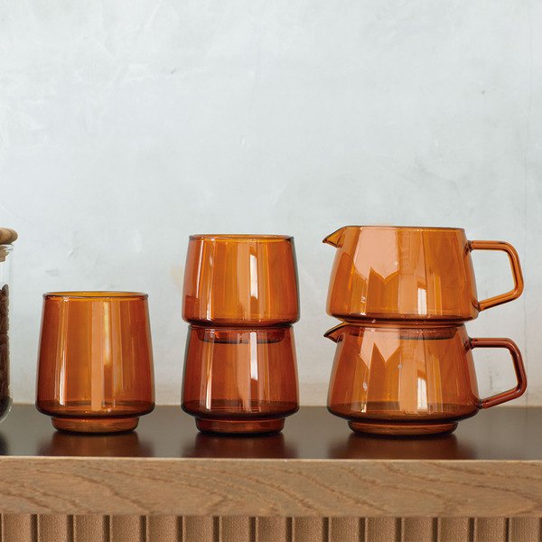 日本 KINTO SEPIA 琥珀色玻璃下壺-共2款