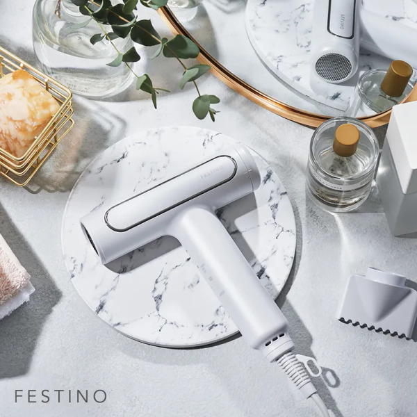 日本recolte麗克特Festino Tsuya Moist 負離子吹風機-白