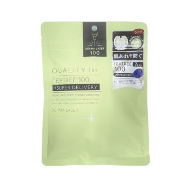 QUALITY 1st Derma Laser 茶樹100 肌膚護理面膜 7枚入