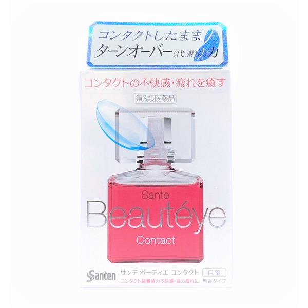 參天SANTE Beauteye 隱形眼鏡玫瑰亮澤眼藥水 12ml
