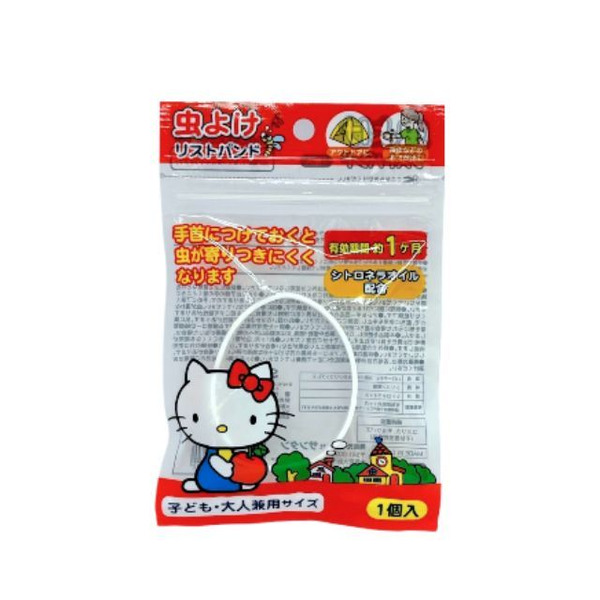 Santan 防蚊手環 Hello KITTY款 白色 1入..