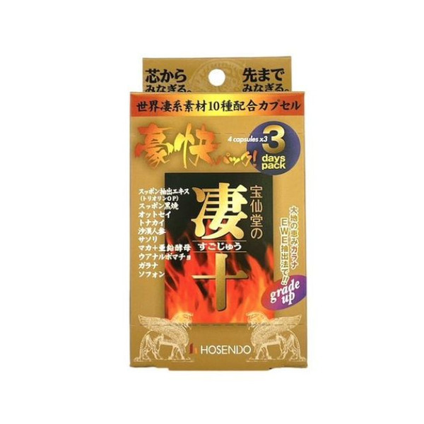 寶仙堂HOSENDO 凄十豪快 4粒x3袋