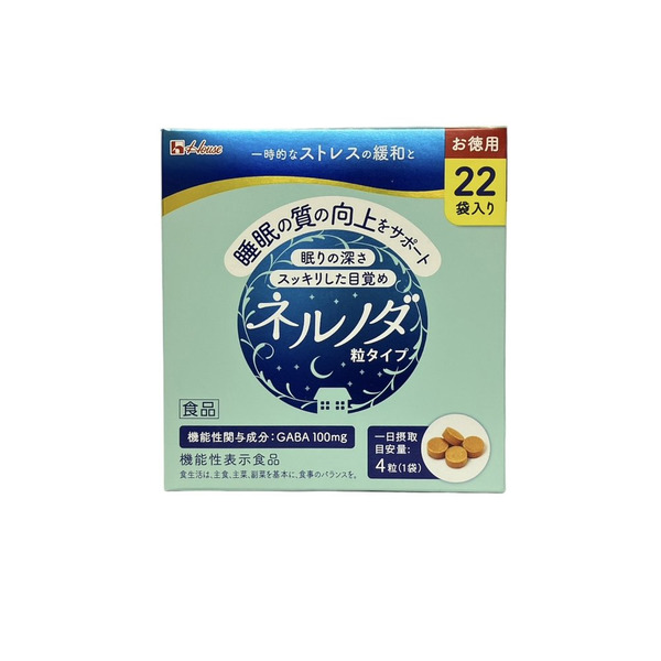大木 睡眠改善機能食品NERUNODA 4粒22袋