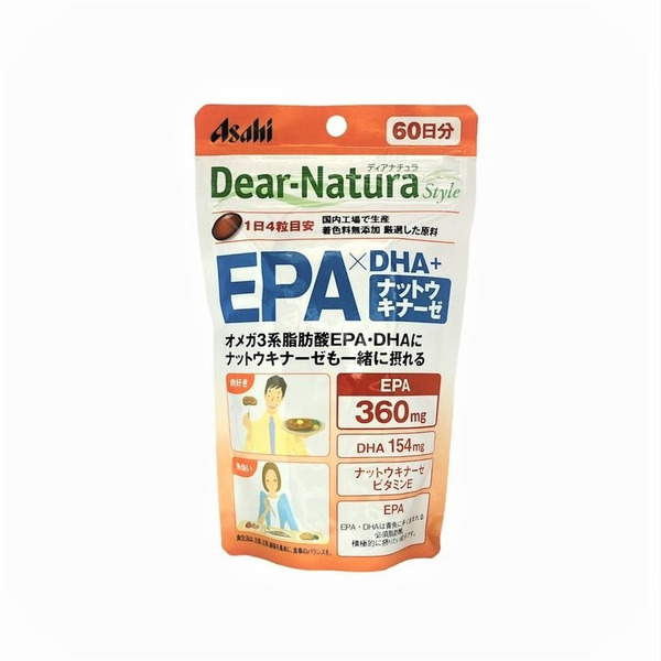 朝日ASAHI Dear-NaturaEPAxDHA+納豆60日分(240粒)