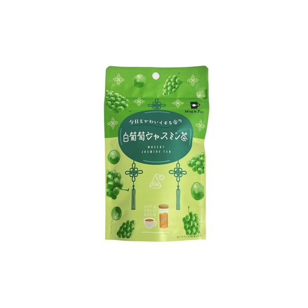 久順銘茶 白葡萄茉莉花茶 2g×6包