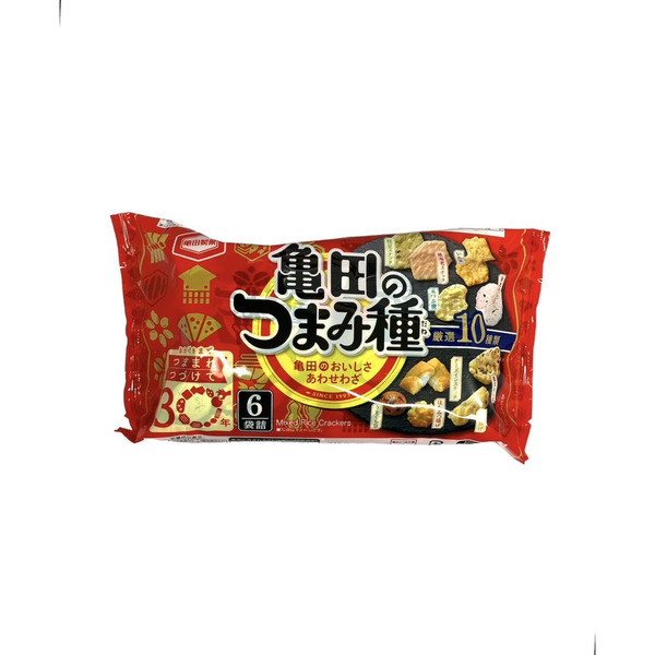 龜田製菓 嚴選10種類日式點心 6袋 120g