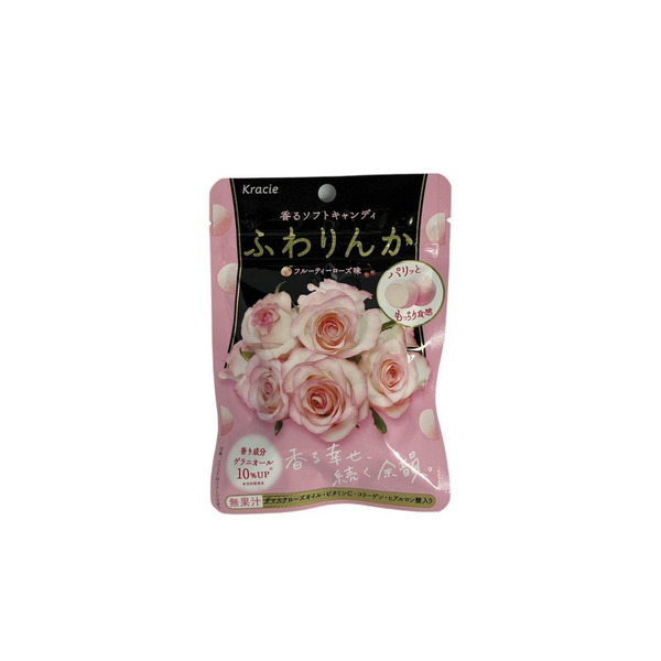 Kracie Fuwarinka軟糖 美麗果香玫瑰口味35g
