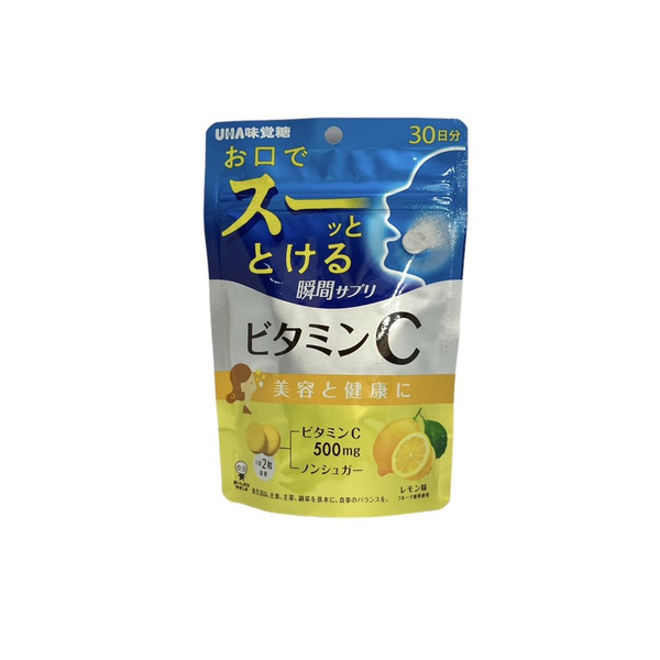 UHA味覺糖 瞬間補給維他命C 檸檬味30天分